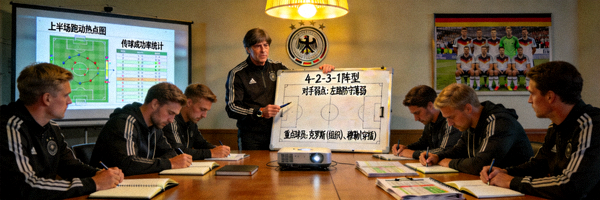 德国队战术分析会议场景